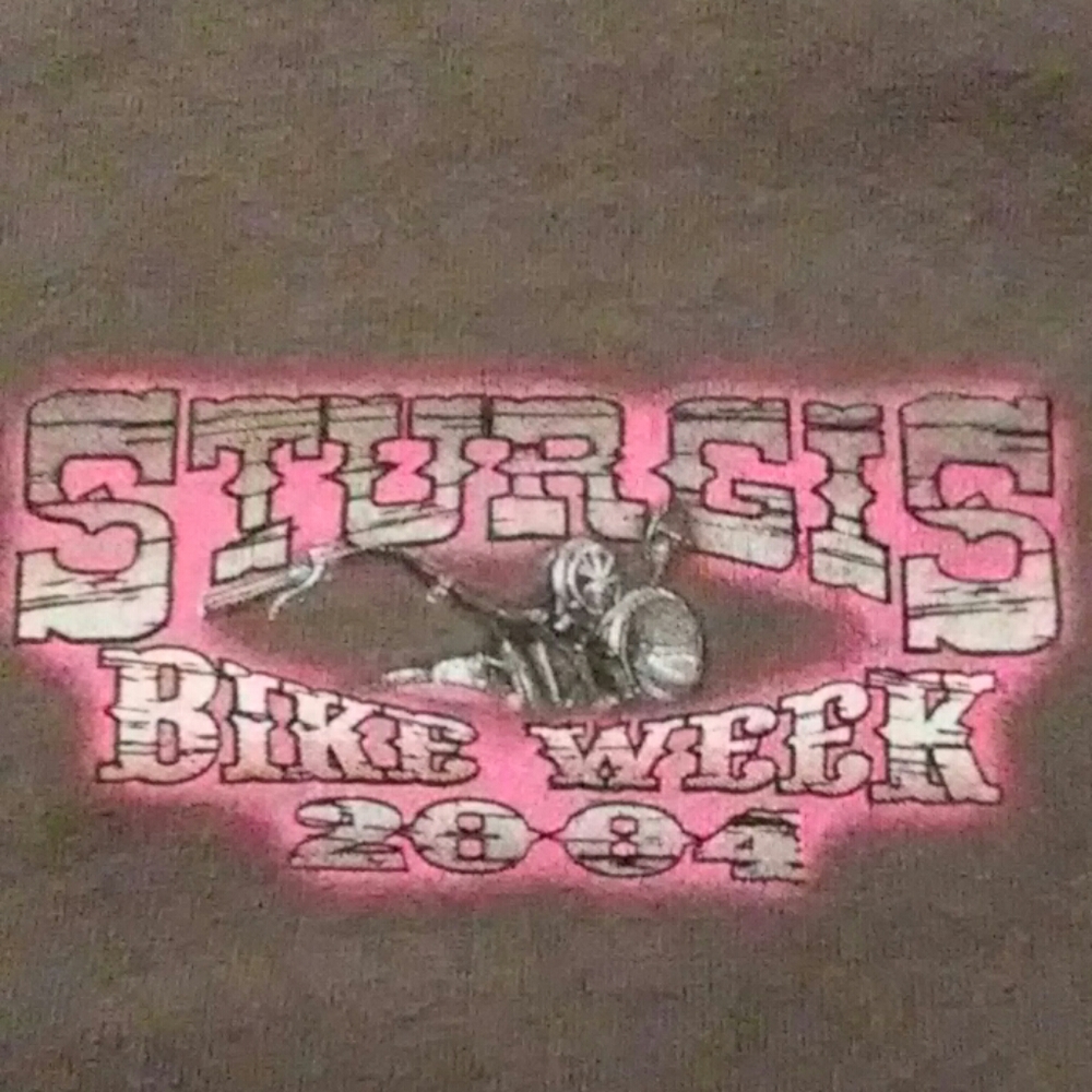 Unisex Sturgis Rally Tshirt, 2004